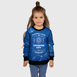 Свитшот детский Leicester City FC 1, цвет: 3D-черный — фото 2