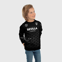 Свитшот детский Sevilla Форма Champions, цвет: 3D-черный — фото 2