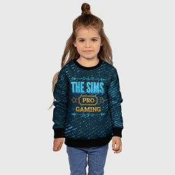 Свитшот детский The Sims Gaming PRO, цвет: 3D-черный — фото 2