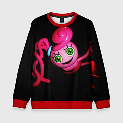 Свитшот детский POPPY PLAYTIME - Mommy long legs - Мама длинные но, цвет: 3D-красный