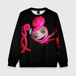 Свитшот детский POPPY PLAYTIME - Mommy long legs - Мама длинные но, цвет: 3D-черный