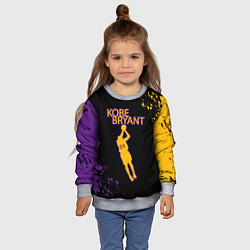 Свитшот детский Kobe Bryant Баскетболист 24, цвет: 3D-меланж — фото 2