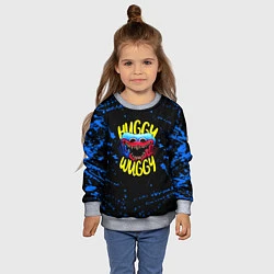 Свитшот детский Хагги Вагги Поппи Плейтайм, цвет: 3D-меланж — фото 2