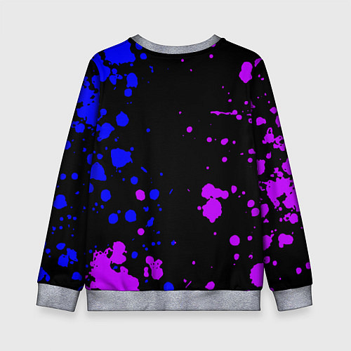 Детский свитшот Poppy Playtime Хагги Вагги и Мама Длинные Ноги / 3D-Меланж – фото 2