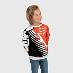 Свитшот детский FOX X KTM Сollaboration, цвет: 3D-белый — фото 2