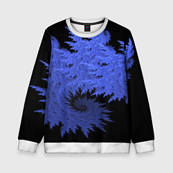Детский свитшот Абстрактный морозный узор Abstract frost pattern
