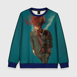 Свитшот детский Эн art, цвет: 3D-синий