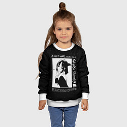 Свитшот детский KAGUYA SHINOMIYA В ЛЮБВИ КАК НА ВОЙНЕ, цвет: 3D-белый — фото 2