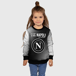Свитшот детский SSC NAPOLI Pro Football, цвет: 3D-черный — фото 2