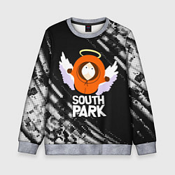 Свитшот детский Южный парк - Кенни Kenny ангел, цвет: 3D-меланж