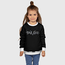 Свитшот детский AESPA SAVAGE LOGO, цвет: 3D-белый — фото 2