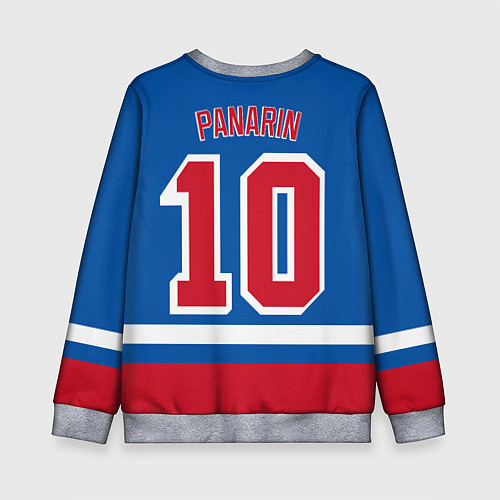 Детский свитшот New York Rangers Панарин / 3D-Меланж – фото 2
