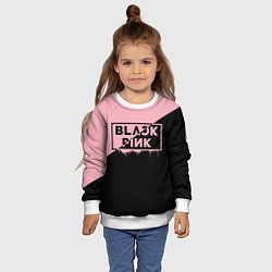 Свитшот детский BLACKPINK BIG LOGO, цвет: 3D-белый — фото 2