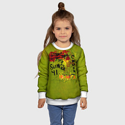 Свитшот детский Chuck - Sum 41, цвет: 3D-белый — фото 2