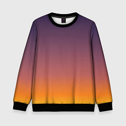 Детский свитшот Sunset Gradient