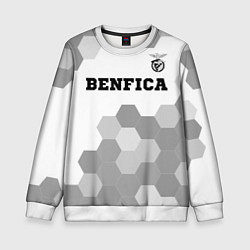 Свитшот детский Benfica Sport на светлом фоне, цвет: 3D-белый