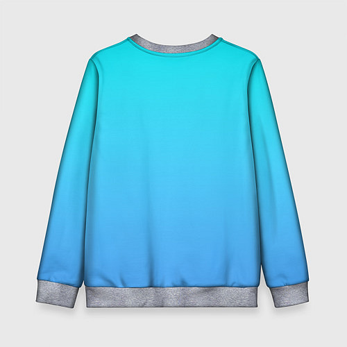 Детский свитшот Fall Guy blue / 3D-Меланж – фото 2