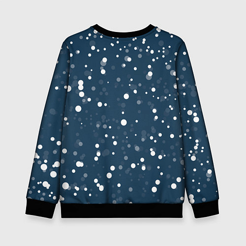 Детский свитшот Marshmello крапинки / 3D-Черный – фото 2