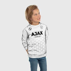 Свитшот детский Ajax Champions Униформа, цвет: 3D-белый — фото 2