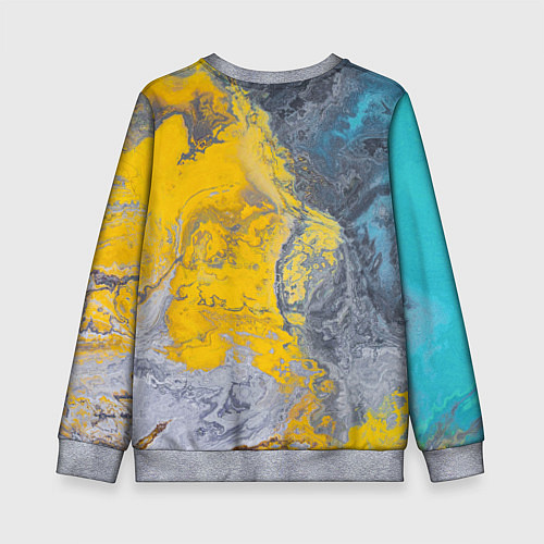 Детский свитшот Извержение Красок / 3D-Меланж – фото 2
