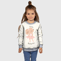 Свитшот детский Маленькая Балерина, цвет: 3D-меланж — фото 2