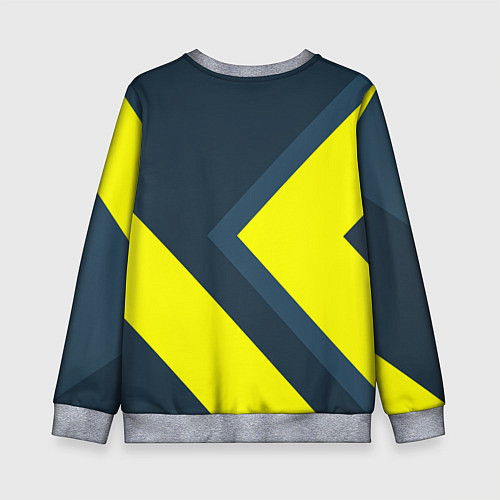 Детский свитшот Геометрическая Стрелка / 3D-Меланж – фото 2