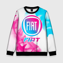 Свитшот детский Fiat Neon Gradient, цвет: 3D-черный