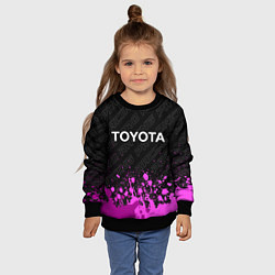 Свитшот детский Toyota Pro Racing, цвет: 3D-черный — фото 2