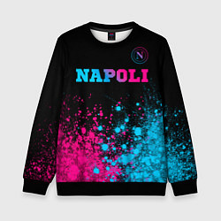 Свитшот детский Napoli Neon Gradient, цвет: 3D-черный