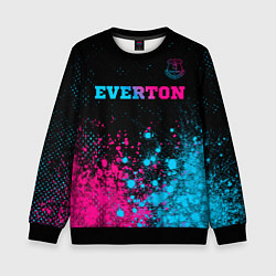 Детский свитшот Everton - neon gradient