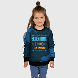 Свитшот детский Игра Elden Ring: pro gaming, цвет: 3D-черный — фото 2