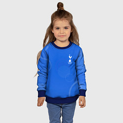 Свитшот детский Tottenham hotspur Голубая абстракция, цвет: 3D-синий — фото 2