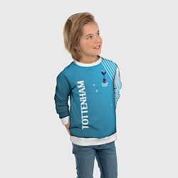 Свитшот детский Тоттенхэм хотспур Абстракция, цвет: 3D-белый — фото 2