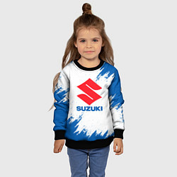 Свитшот детский Suzuki - texture, цвет: 3D-черный — фото 2