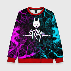 Свитшот детский Stray - neon, цвет: 3D-красный