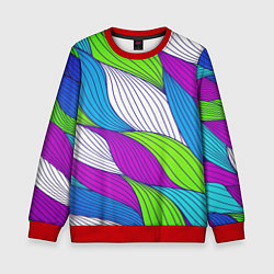Свитшот детский Цветная ткань, цвет: 3D-красный