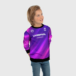 Свитшот детский Liverpool legendary sport grunge, цвет: 3D-черный — фото 2