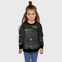 Свитшот детский STALKER Одиночки В Ангаре, цвет: 3D-черный — фото 2