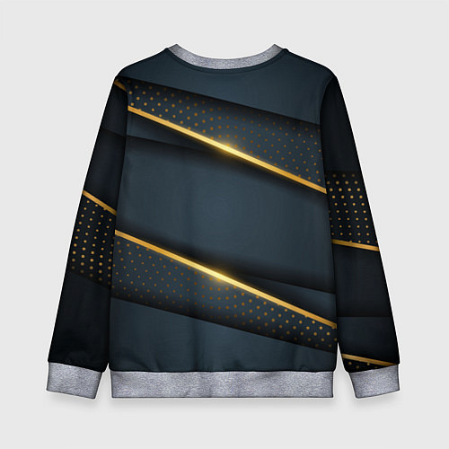 Детский свитшот Russia luxury gold / 3D-Меланж – фото 2