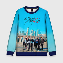 Свитшот детский Stray Kids Double Knot, цвет: 3D-синий