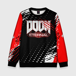 Свитшот детский Doom - краска, цвет: 3D-черный