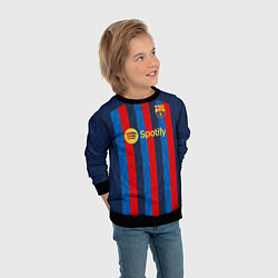 Свитшот детский Фати Барселона форма 20222023, цвет: 3D-черный — фото 2