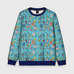 Детский свитшот Спортивный инвентарь и напитки