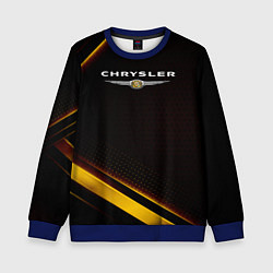 Свитшот детский Chrysler Абстракция, цвет: 3D-синий