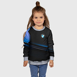Свитшот детский Bmw abstraction, цвет: 3D-меланж — фото 2