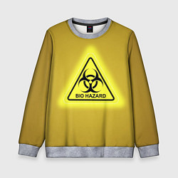 Свитшот детский Biohazard - биологическая опасность, цвет: 3D-меланж