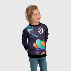 Свитшот детский ARC Raiders graffity splash, цвет: 3D-черный — фото 2