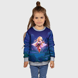 Свитшот детский Фишль в примогеме, цвет: 3D-меланж — фото 2