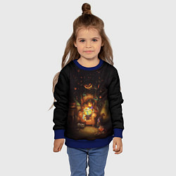 Свитшот детский Book nightmares, цвет: 3D-синий — фото 2