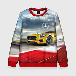 Детский свитшот Mercedes AMG V8 Biturbo на трассе